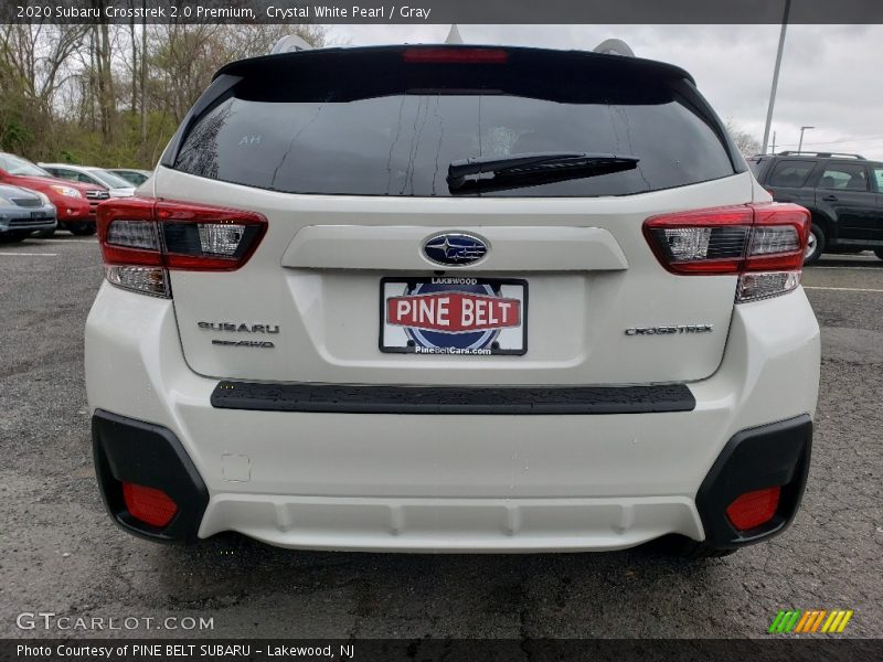Crystal White Pearl / Gray 2020 Subaru Crosstrek 2.0 Premium