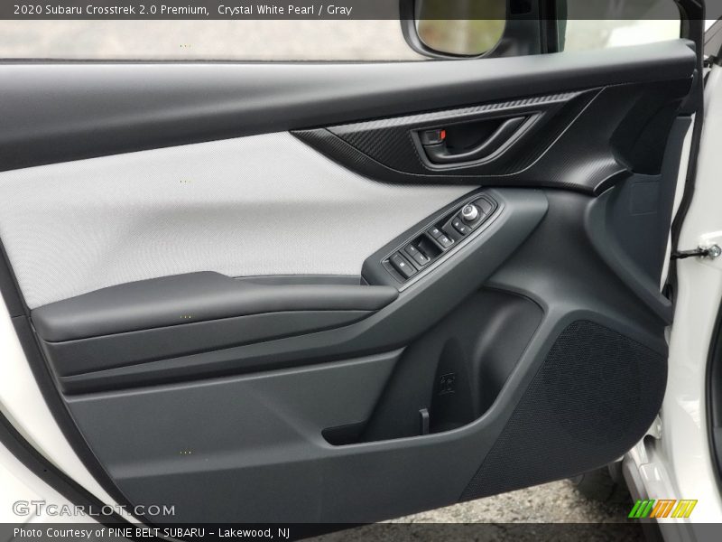 Crystal White Pearl / Gray 2020 Subaru Crosstrek 2.0 Premium