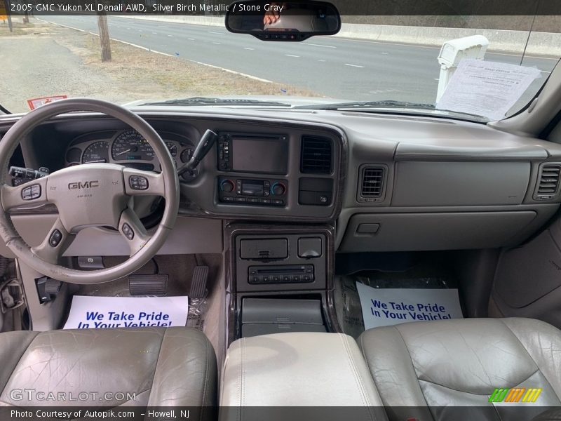 Silver Birch Metallic / Stone Gray 2005 GMC Yukon XL Denali AWD