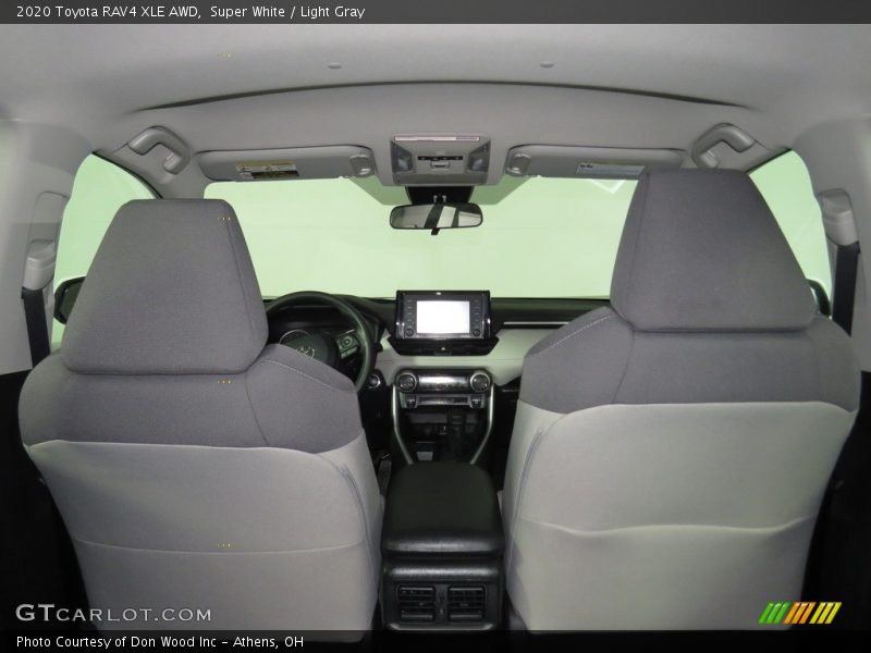 Super White / Light Gray 2020 Toyota RAV4 XLE AWD