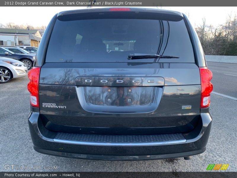 Dark Charcoal Pearl / Black/Light Graystone 2012 Dodge Grand Caravan Crew