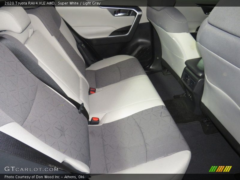 Super White / Light Gray 2020 Toyota RAV4 XLE AWD
