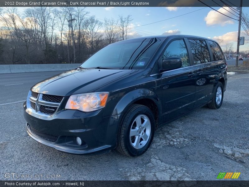 Dark Charcoal Pearl / Black/Light Graystone 2012 Dodge Grand Caravan Crew