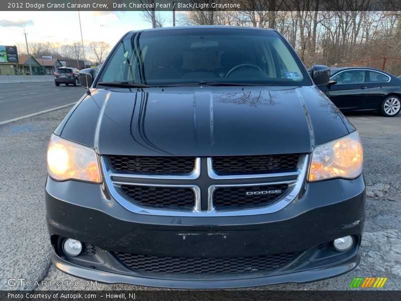 Dark Charcoal Pearl / Black/Light Graystone 2012 Dodge Grand Caravan Crew