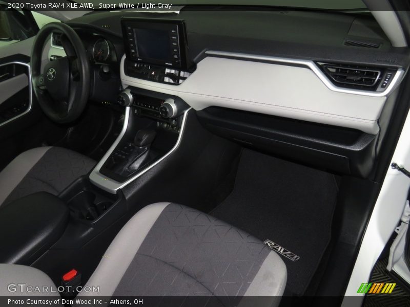 Super White / Light Gray 2020 Toyota RAV4 XLE AWD