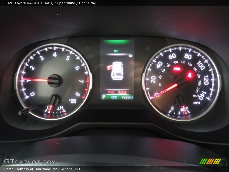 Super White / Light Gray 2020 Toyota RAV4 XLE AWD