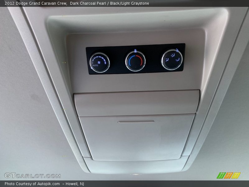Dark Charcoal Pearl / Black/Light Graystone 2012 Dodge Grand Caravan Crew