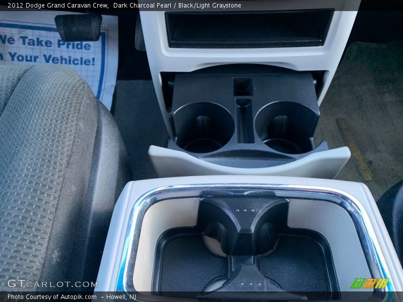 Dark Charcoal Pearl / Black/Light Graystone 2012 Dodge Grand Caravan Crew