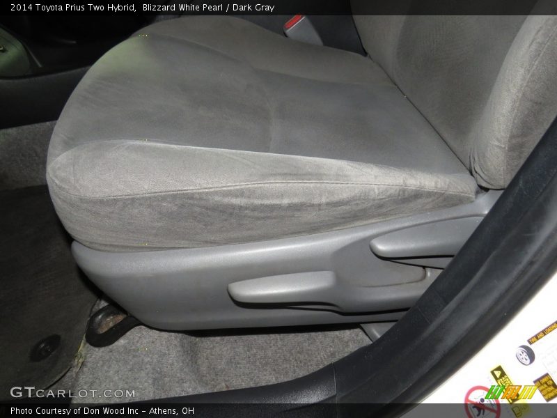 Blizzard White Pearl / Dark Gray 2014 Toyota Prius Two Hybrid