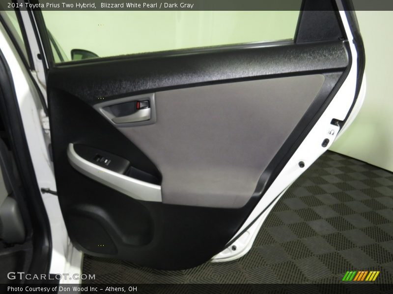 Blizzard White Pearl / Dark Gray 2014 Toyota Prius Two Hybrid
