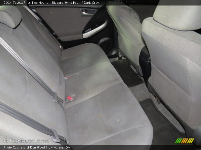 Blizzard White Pearl / Dark Gray 2014 Toyota Prius Two Hybrid