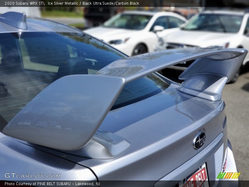 Ice Silver Metallic / Black Ultra Suede/Carbon Black 2020 Subaru WRX STI