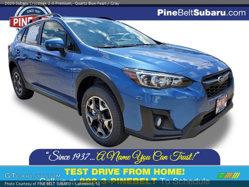 Quartz Blue Pearl / Gray 2020 Subaru Crosstrek 2.0 Premium