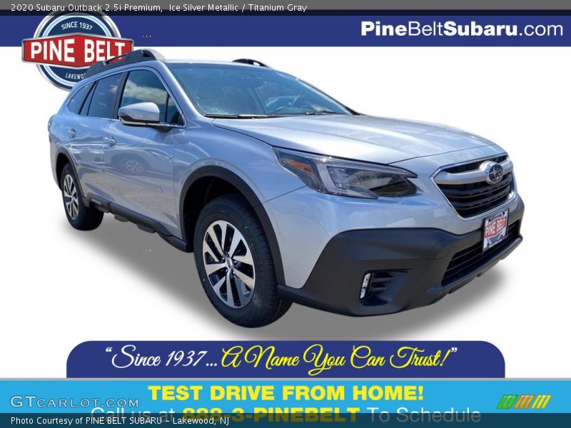 Ice Silver Metallic / Titanium Gray 2020 Subaru Outback 2.5i Premium