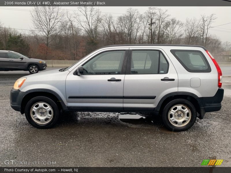 Alabaster Silver Metallic / Black 2006 Honda CR-V LX 4WD