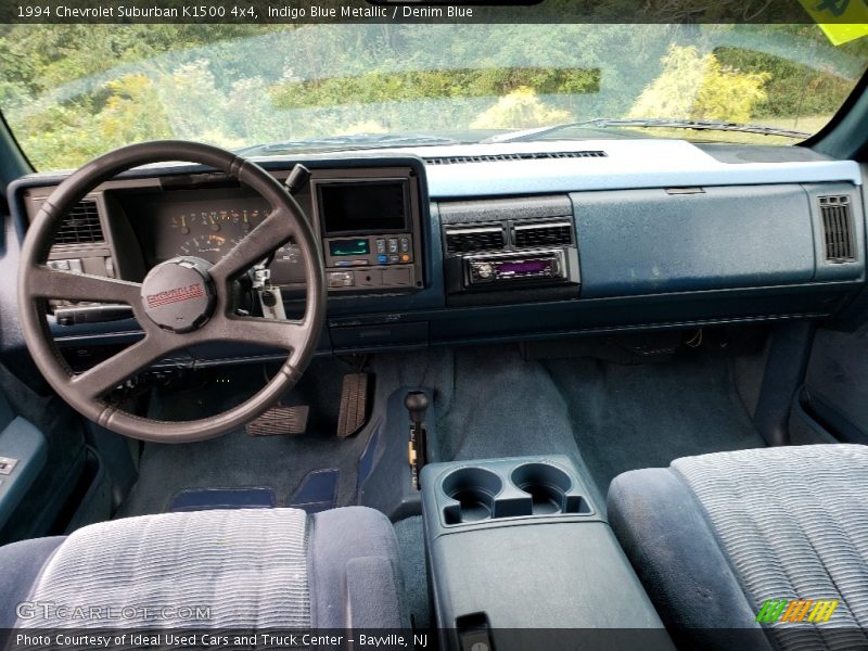  1994 Suburban K1500 4x4 Denim Blue Interior