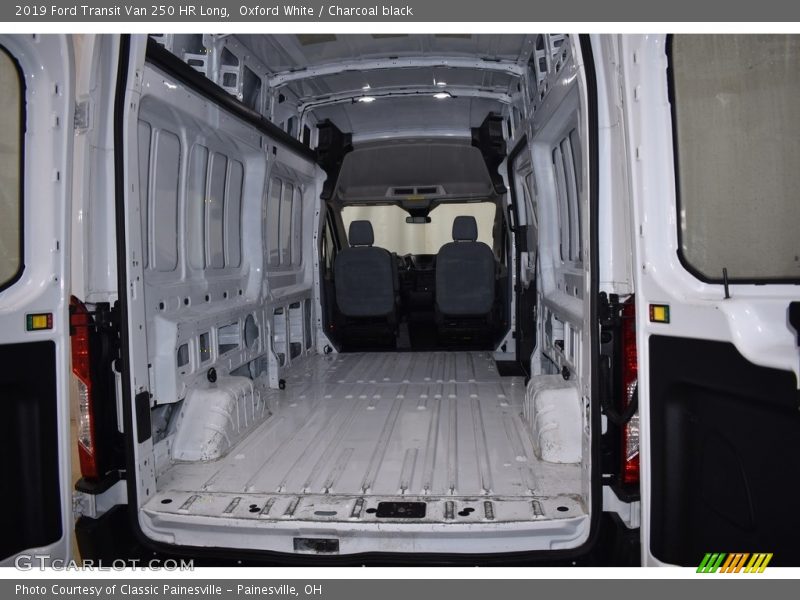 Oxford White / Charcoal black 2019 Ford Transit Van 250 HR Long