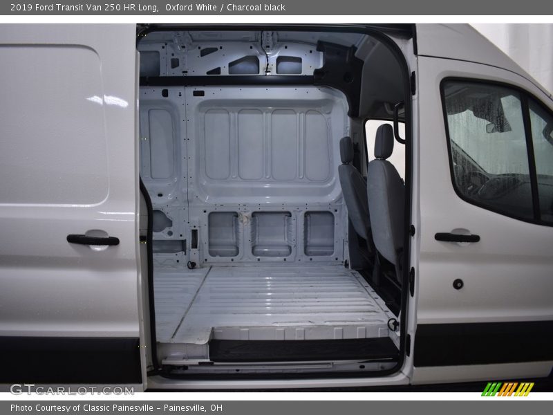 Oxford White / Charcoal black 2019 Ford Transit Van 250 HR Long