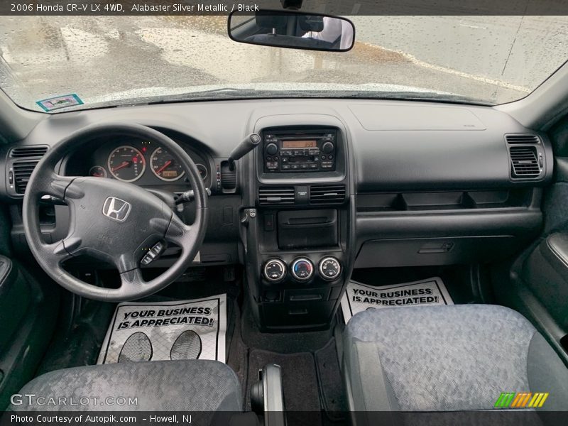 Alabaster Silver Metallic / Black 2006 Honda CR-V LX 4WD