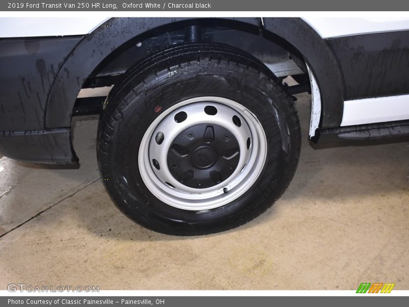 Oxford White / Charcoal black 2019 Ford Transit Van 250 HR Long