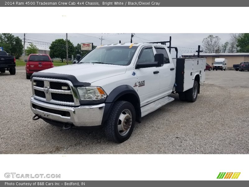 Bright White / Black/Diesel Gray 2014 Ram 4500 Tradesman Crew Cab 4x4 Chassis