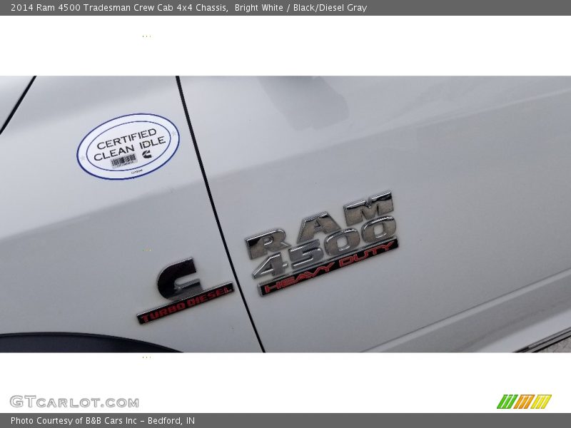 Bright White / Black/Diesel Gray 2014 Ram 4500 Tradesman Crew Cab 4x4 Chassis