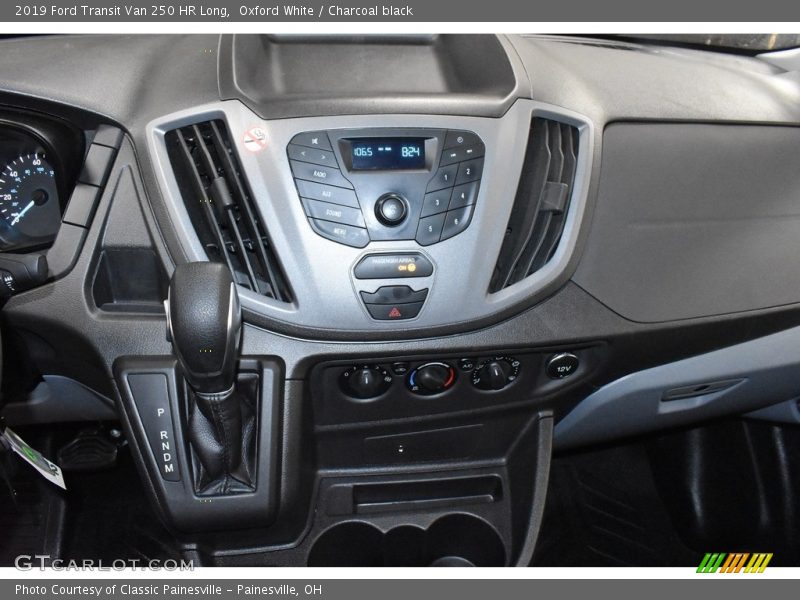 Oxford White / Charcoal black 2019 Ford Transit Van 250 HR Long