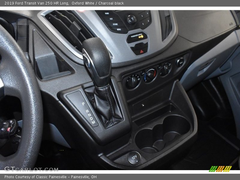 Oxford White / Charcoal black 2019 Ford Transit Van 250 HR Long