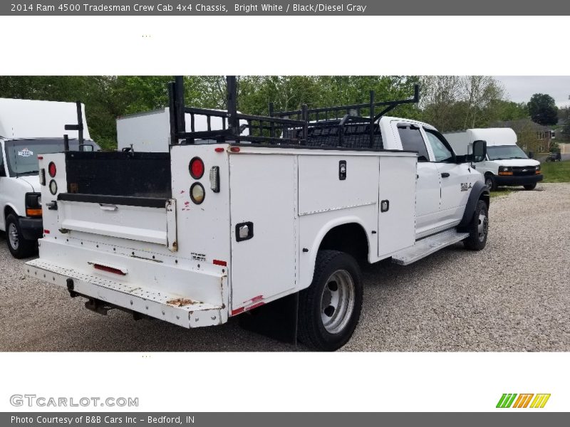 Bright White / Black/Diesel Gray 2014 Ram 4500 Tradesman Crew Cab 4x4 Chassis