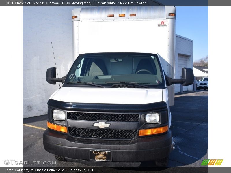 Summit White / Medium Pewter 2011 Chevrolet Express Cutaway 3500 Moving Van