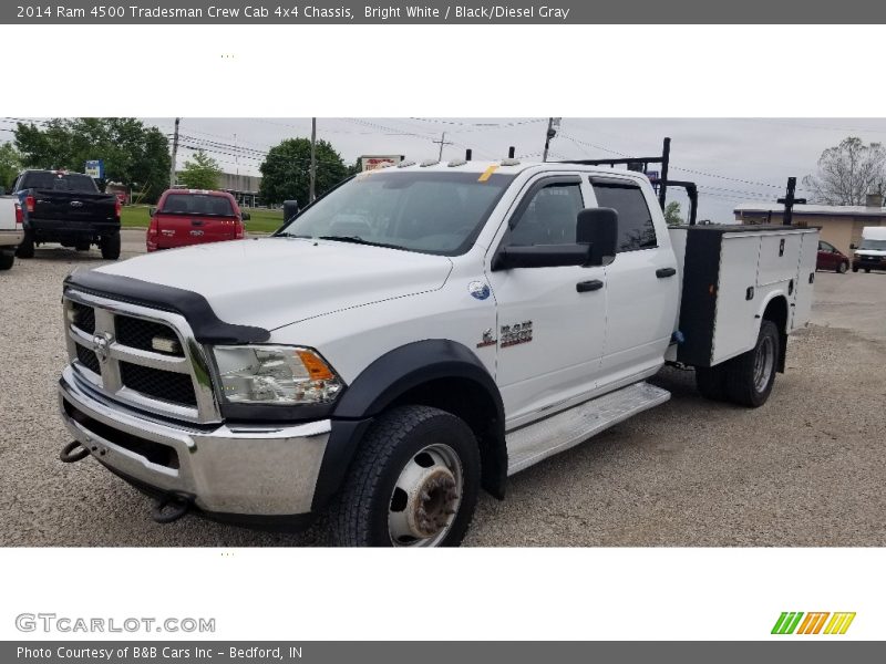 Bright White / Black/Diesel Gray 2014 Ram 4500 Tradesman Crew Cab 4x4 Chassis