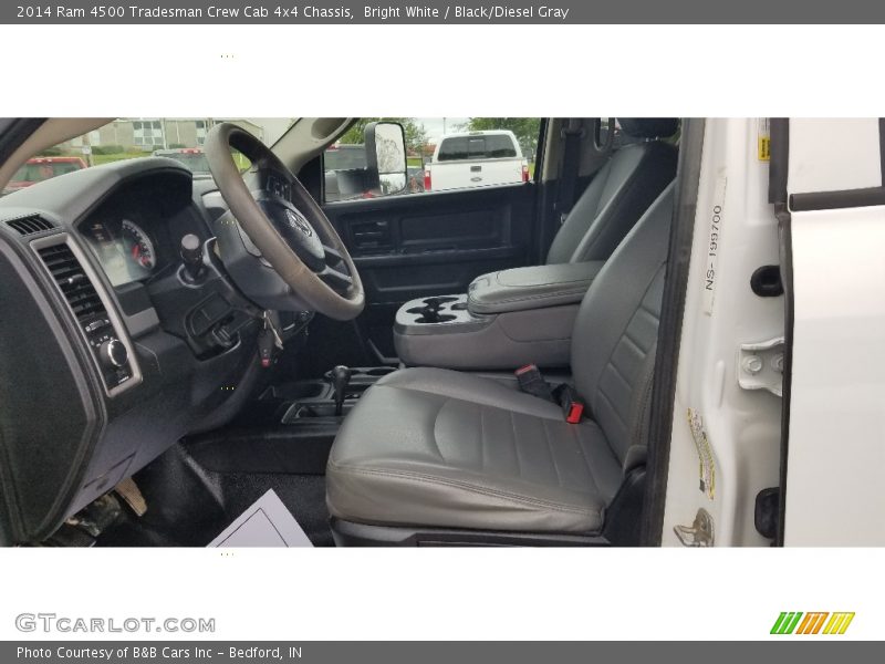 Bright White / Black/Diesel Gray 2014 Ram 4500 Tradesman Crew Cab 4x4 Chassis