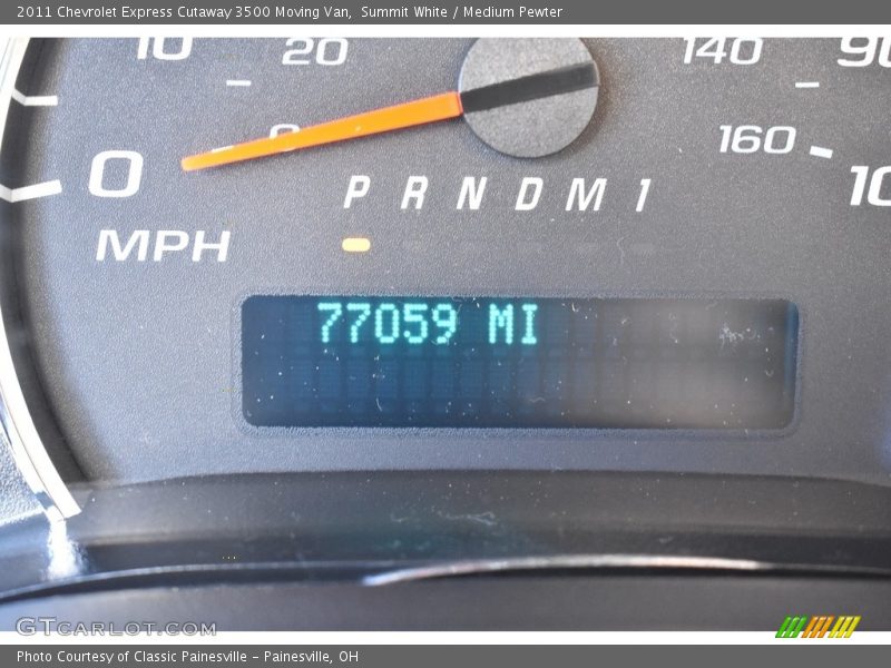 Summit White / Medium Pewter 2011 Chevrolet Express Cutaway 3500 Moving Van