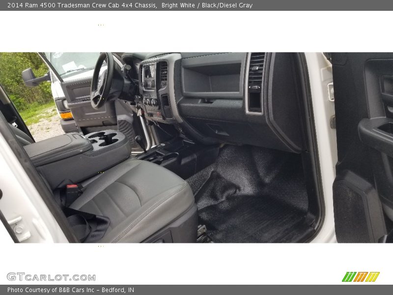 Bright White / Black/Diesel Gray 2014 Ram 4500 Tradesman Crew Cab 4x4 Chassis