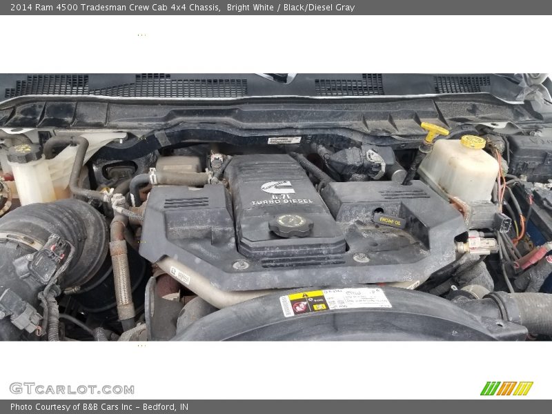 Bright White / Black/Diesel Gray 2014 Ram 4500 Tradesman Crew Cab 4x4 Chassis