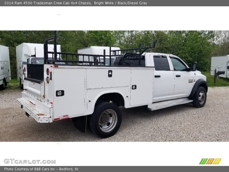Bright White / Black/Diesel Gray 2014 Ram 4500 Tradesman Crew Cab 4x4 Chassis