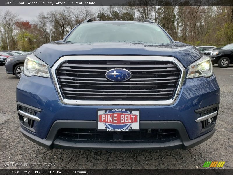 Abyss Blue Pearl / Slate 2020 Subaru Ascent Limited