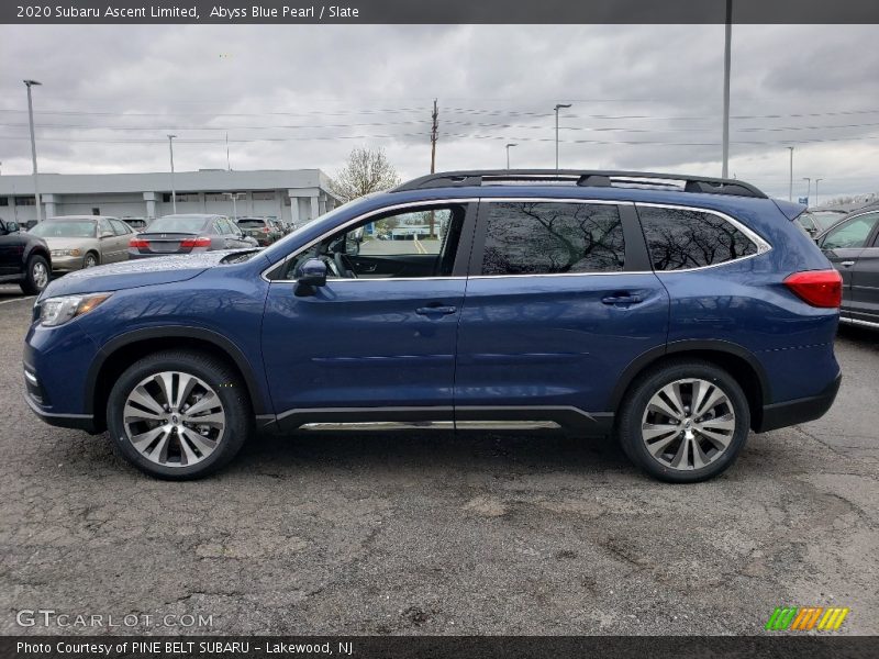 Abyss Blue Pearl / Slate 2020 Subaru Ascent Limited