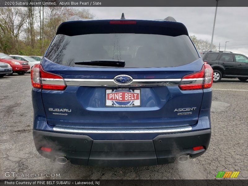 Abyss Blue Pearl / Slate 2020 Subaru Ascent Limited