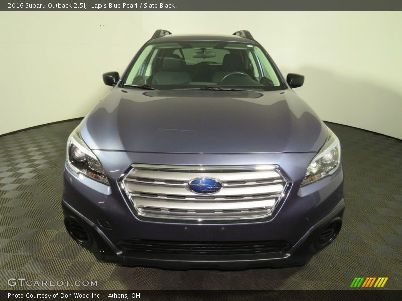Lapis Blue Pearl / Slate Black 2016 Subaru Outback 2.5i