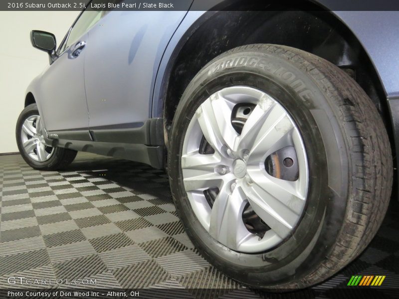 Lapis Blue Pearl / Slate Black 2016 Subaru Outback 2.5i