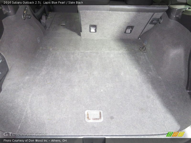 Lapis Blue Pearl / Slate Black 2016 Subaru Outback 2.5i