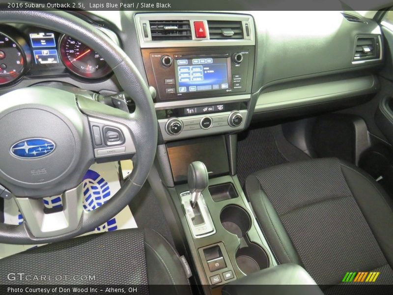 Lapis Blue Pearl / Slate Black 2016 Subaru Outback 2.5i