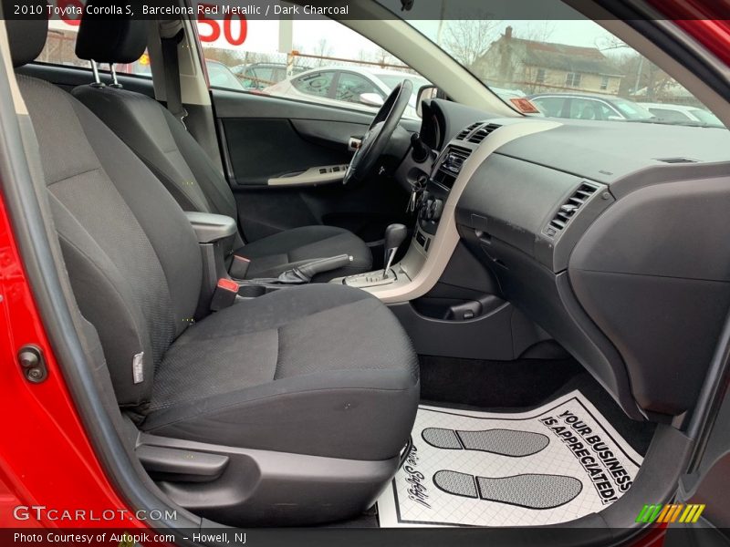 Barcelona Red Metallic / Dark Charcoal 2010 Toyota Corolla S