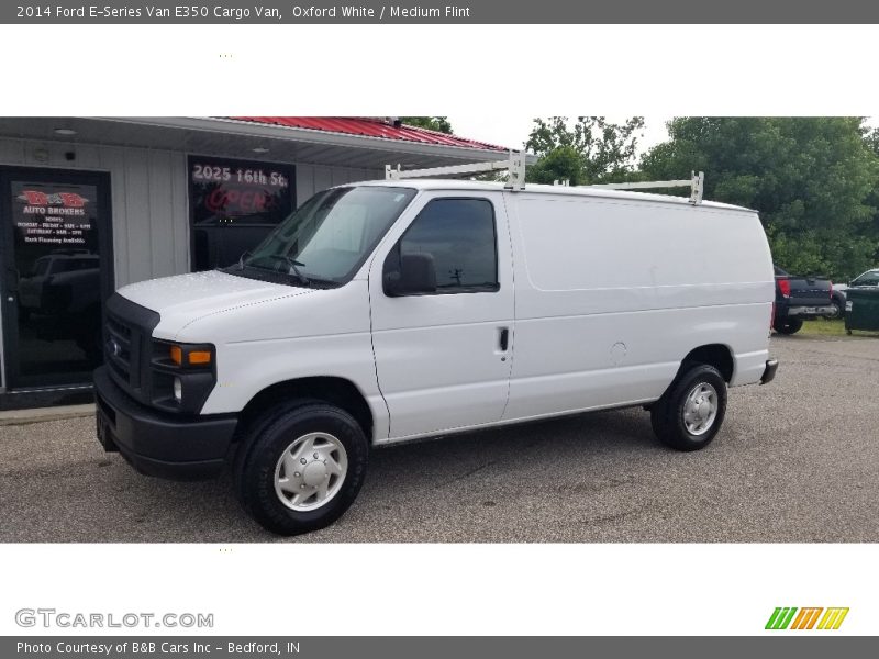 Oxford White / Medium Flint 2014 Ford E-Series Van E350 Cargo Van