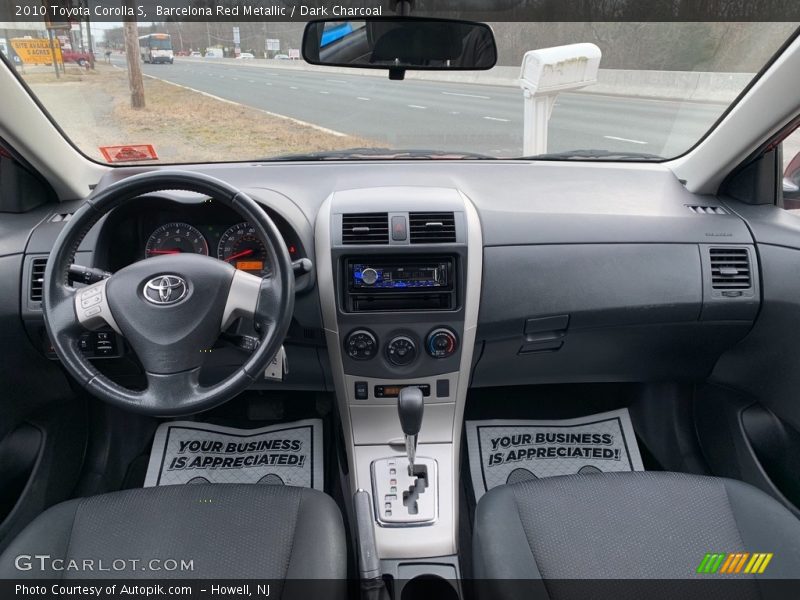 Barcelona Red Metallic / Dark Charcoal 2010 Toyota Corolla S