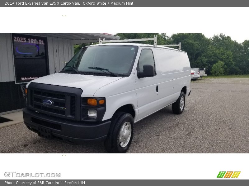 Oxford White / Medium Flint 2014 Ford E-Series Van E350 Cargo Van