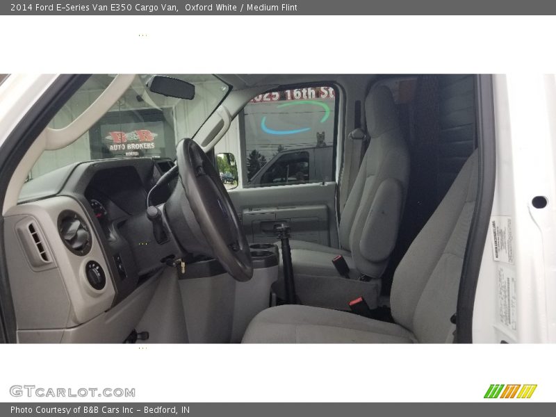 Oxford White / Medium Flint 2014 Ford E-Series Van E350 Cargo Van