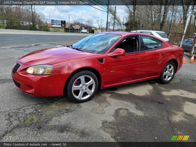 Crimson Red / Ebony 2007 Pontiac Grand Prix GXP Sedan