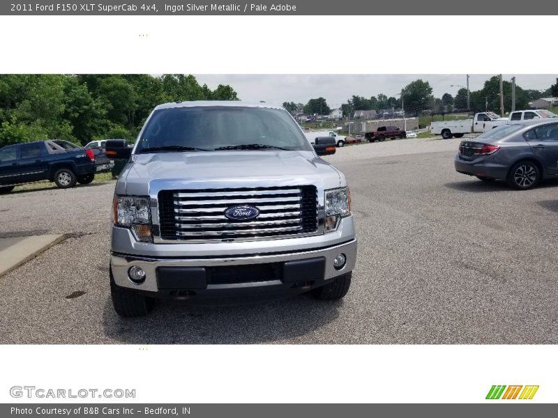 Ingot Silver Metallic / Pale Adobe 2011 Ford F150 XLT SuperCab 4x4